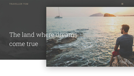 Travel Feed Website Template