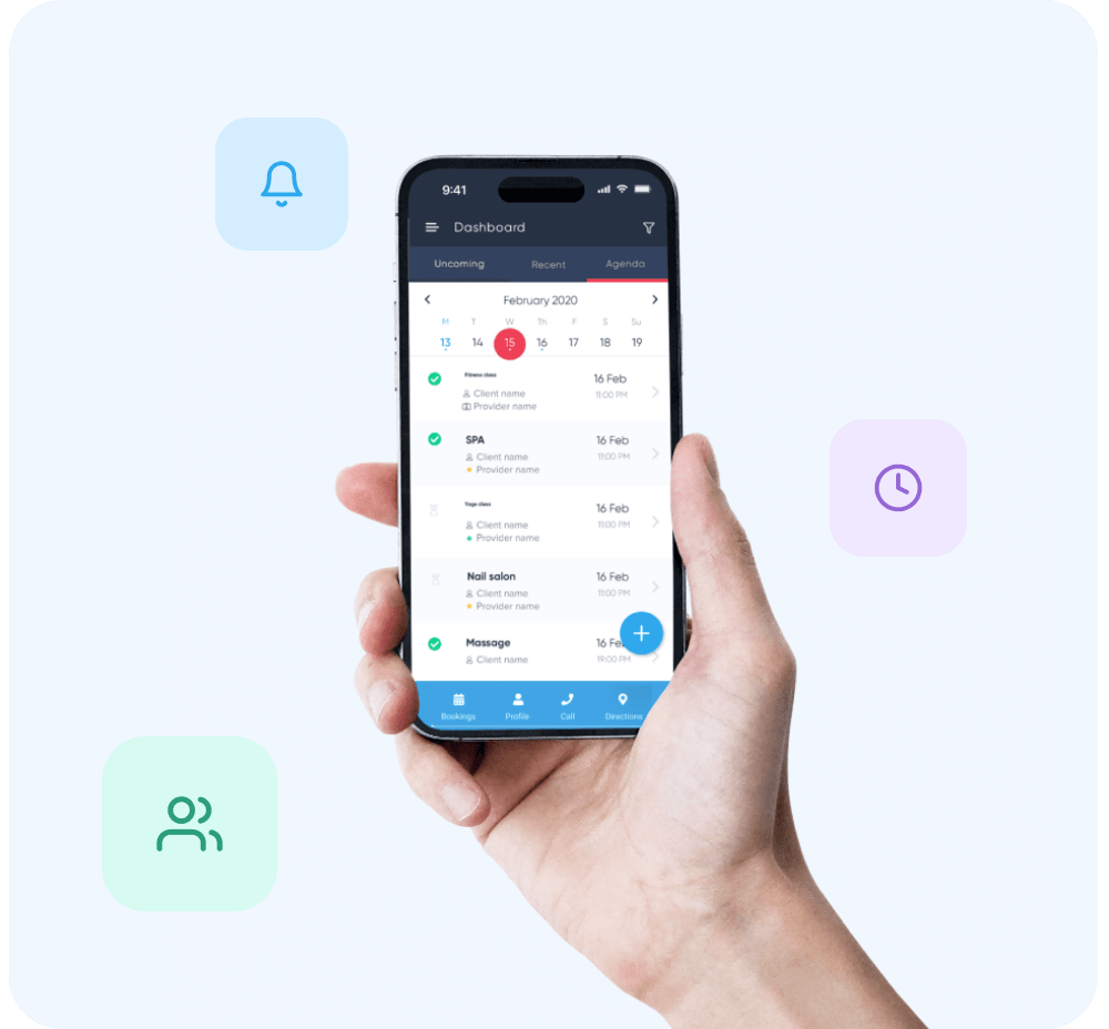 Stay connected to your clients with a mobile booking app